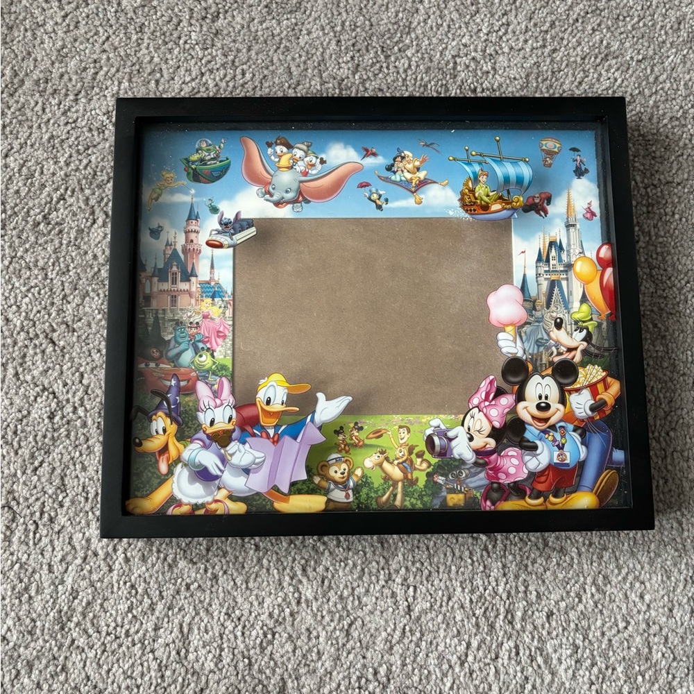 Disney Magical Character Picture Frame - Black and Blue